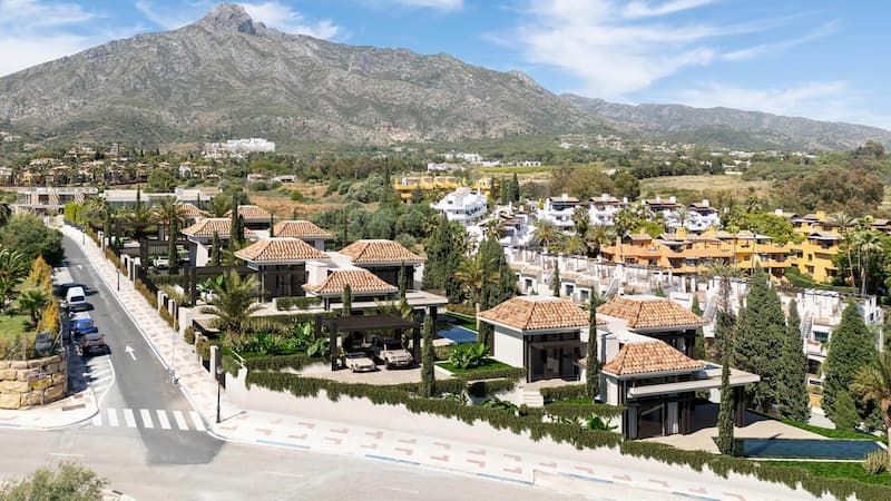 Four Villas. proyecto de solo cuatro impresionantes villas ubicadas en la Milla de Oro, Marbella de Grupo Jamsa