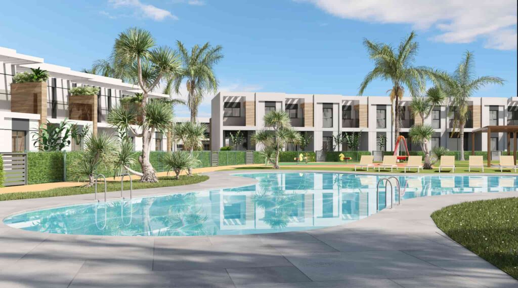 Promoción H55, en Aljaraque Huelva de Grupo Jamsa | ¿Buscas Casas con piscina en Aljaraque?